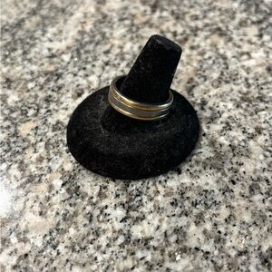 Gold and Silver Band Ring